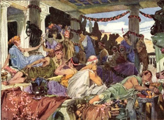 Party wie im alten Rom !