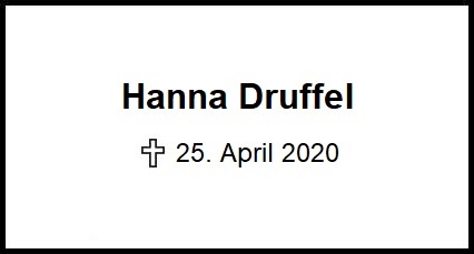 Hanna Druffel    + 25.04.2020