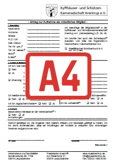 Mitgliedsantrag herunter laden